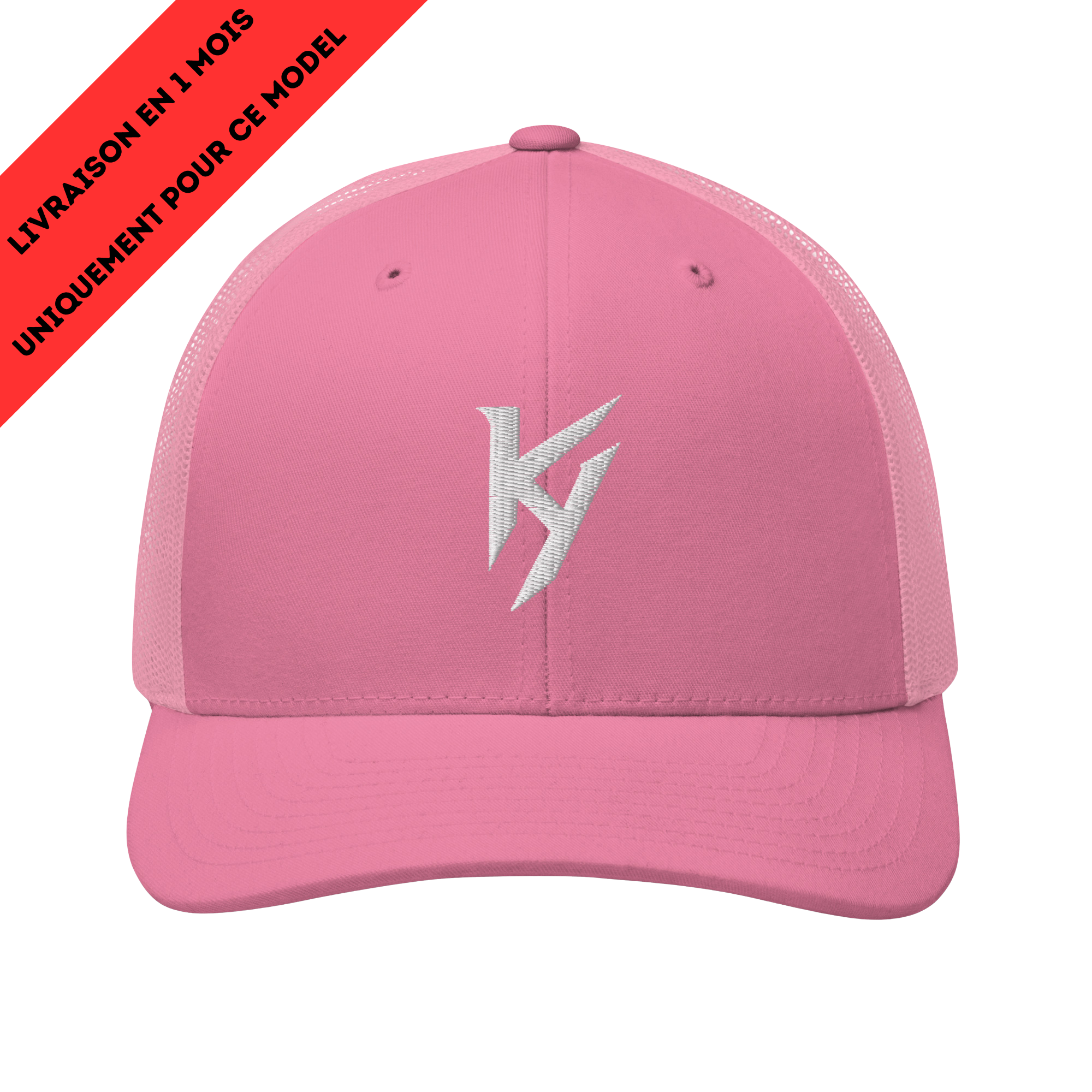 Casquette Trucker rose édition été